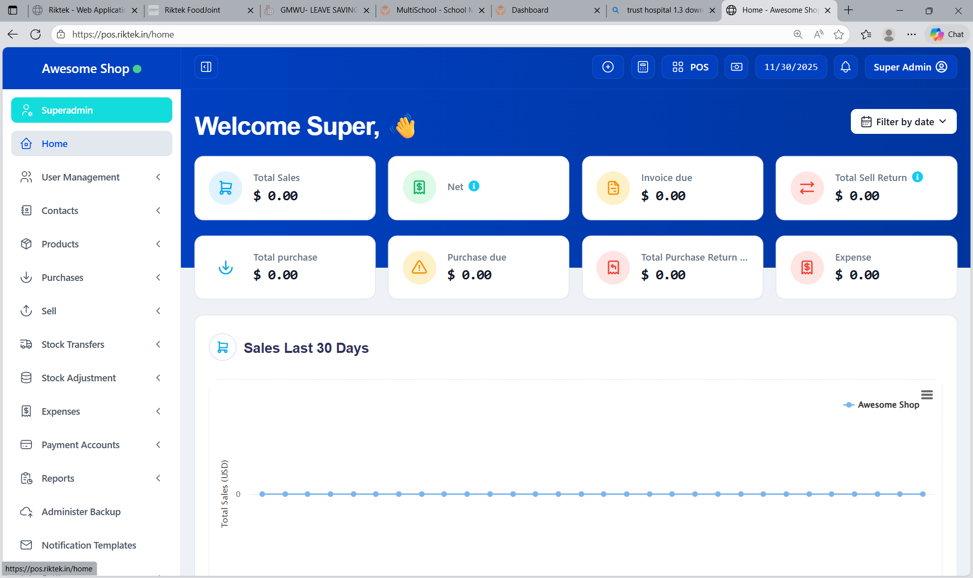 Point of Sale System